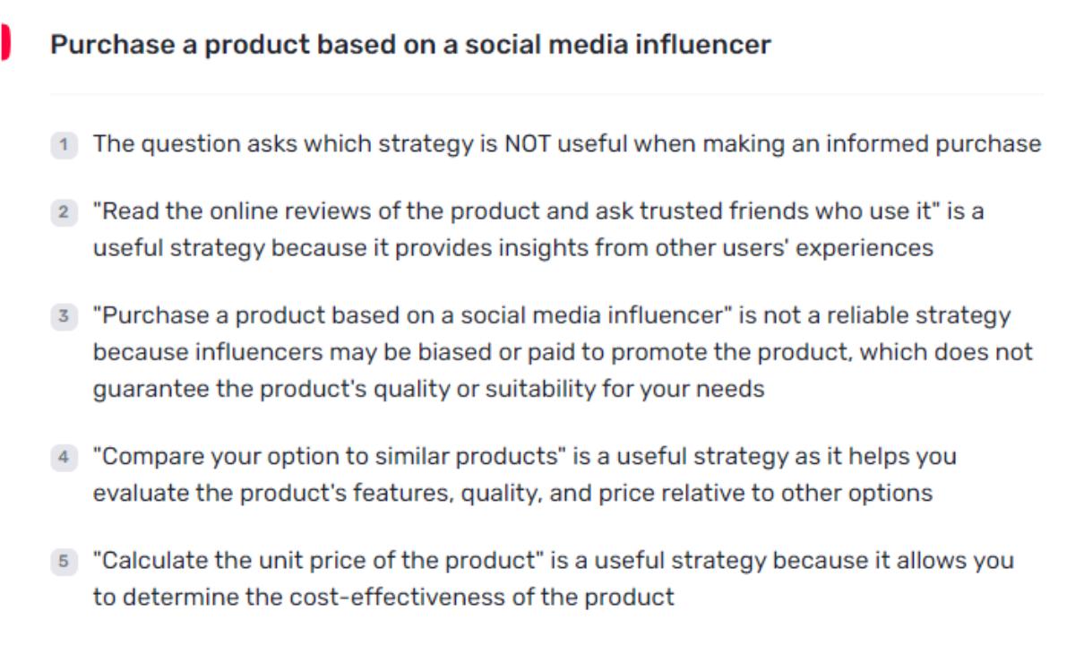 How can Gauth be a Part of the Decision-Making Process for an Informed Purchase?